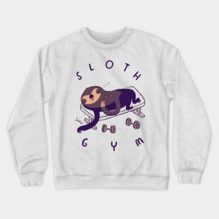 sloth gym Crewneck Sweatshirt